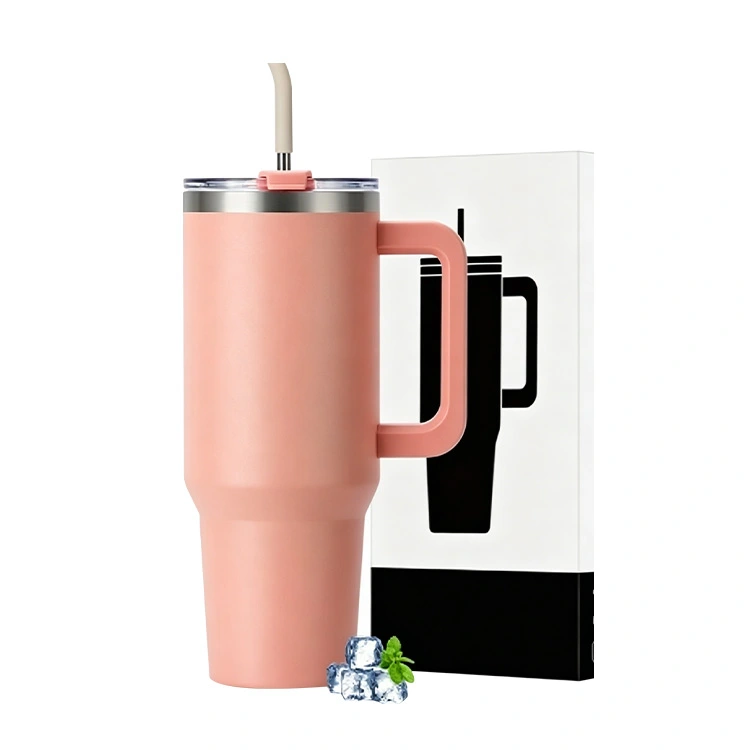 Doppelwandiger, isolierter 40-Unzen-Becher für das Reiseauto