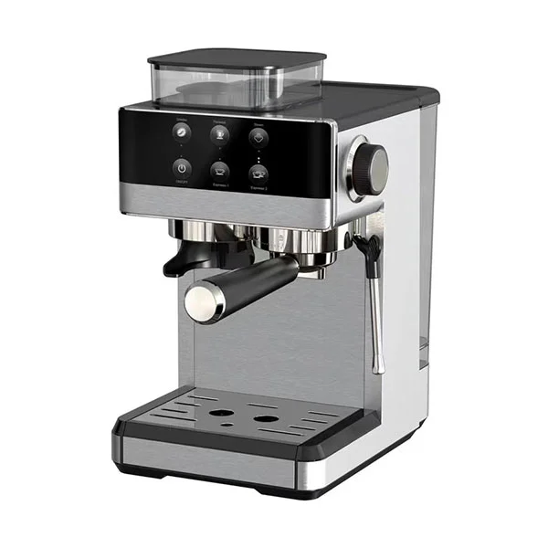 Espressomaschine mit Mühle und Milchaufschäumer