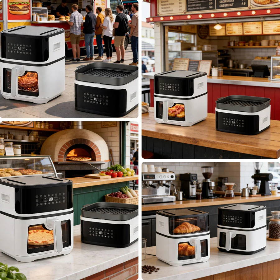 8l Big Capacity For Multifunctional Air Fryer