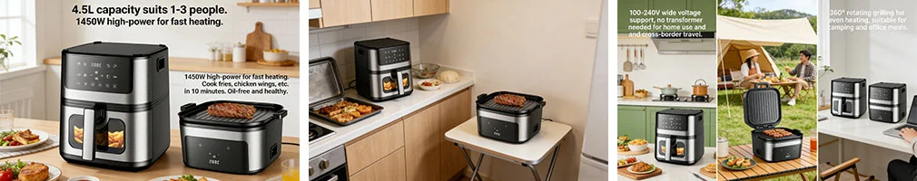 Multi Function 2 In 1 Air Fryer With Baking Tray Multi Function 2 In 1 Air Fryer With Baking Tray