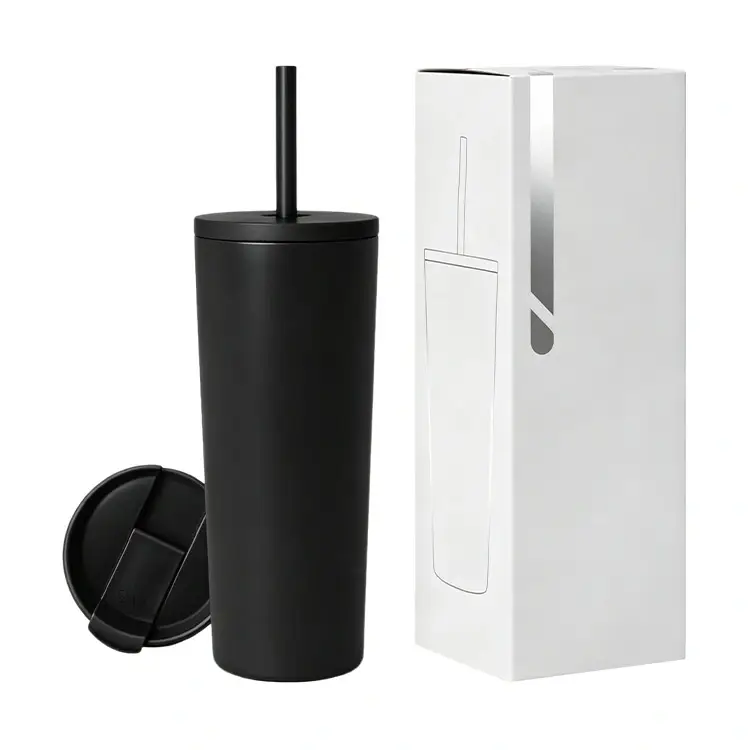 20oz Edelstahlbecher mit Deckel